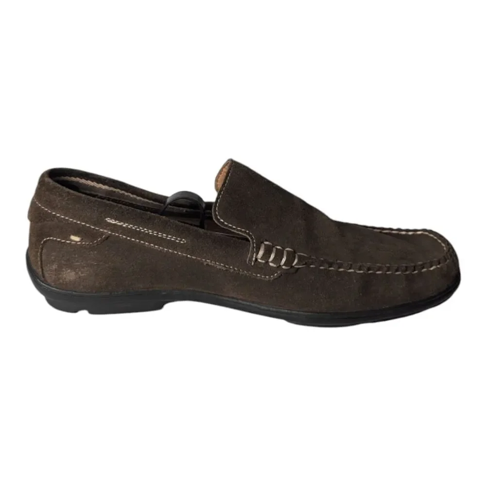 JOHNSTON & MURPHY Brown Suede Loafer Size 8.5M